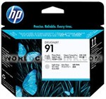 HP-HP-91-Photo-Black-Light-Gray-Printhead-C9463A