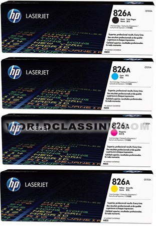 M855x+ NFC Replacement for HP CF313A M855x+ Bulk: PTCF313A 826A; Models: Color Laserjet Enterprise M855dn Myriad Compatible Toner Cartridges etc; Magenta Ink 3 Toner Cartridges