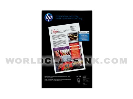 HP Q2547A Laser Paper Ledger/Tabloid - 11 x 17 - Glossy - 97 Brightness -  250 / Pack - White 