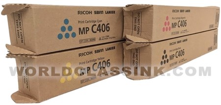 superávit paraguas Explícito Ricoh Value Pack of All (4) Toner Cartridges for Ricoh MP-C306/C307/C406  Series Toner Cartridge